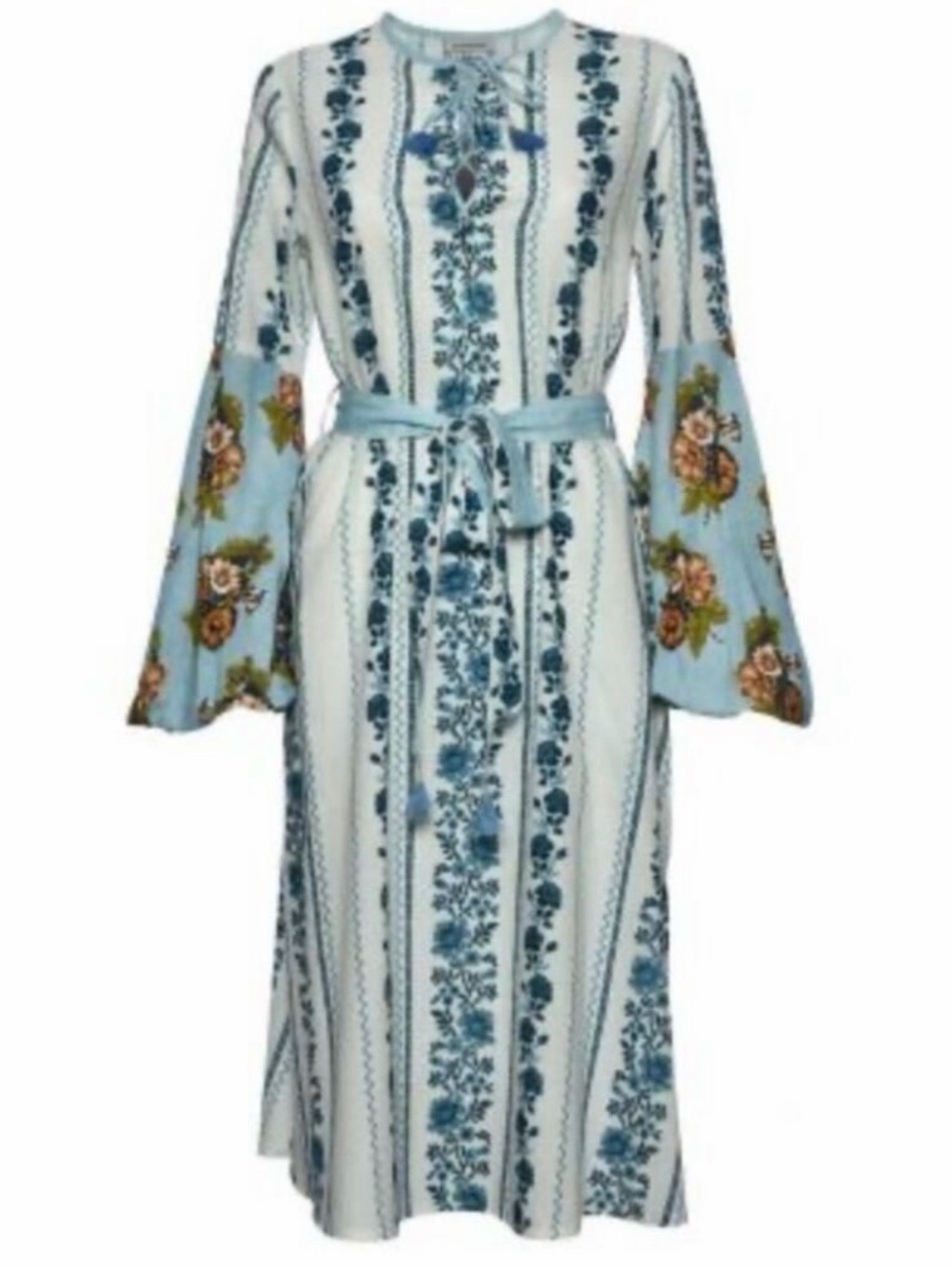 D’ASCOLI Zara floral print cotton dress